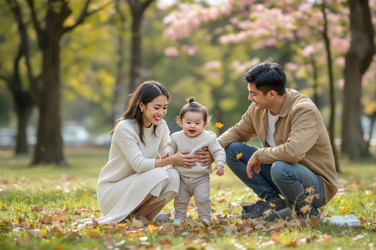 某一线女星隐婚生子实锤，被拍到一家三口出游